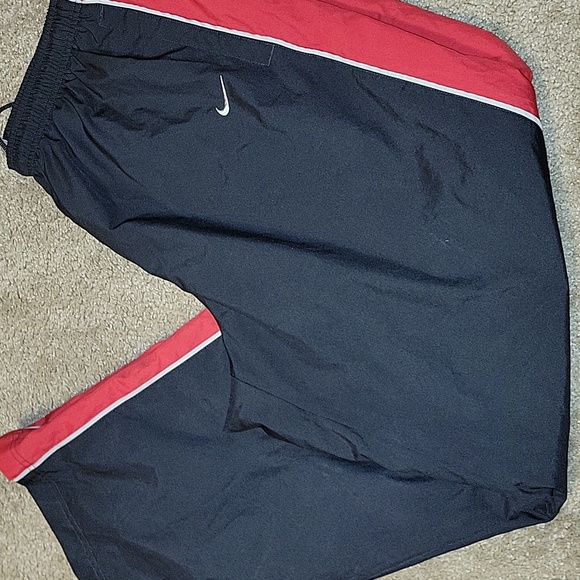 Nike Other - VTG Y2K NIKE ATHLETIC SWEATPANTS RED/BLACK XXL